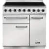 Image de Piano de cuisson induction FALCON Semi Pro DELUXE 90 BLANC NICKEL BROSSÉ