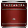 Image de Piano de cuisson induction FALCON Semi Pro 900S 90 ROUGE CERISE NICKEL