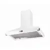 Image de Hotte décorative murale FALCON PKR110 SUP EXT BLANC POLAIRE NICKEL