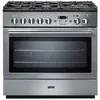 Image de Falcon Professional + FX 90 - Cuisinière - pose libre - largeur : 90 cm - profondeur : 60 cm - hauteur : 93.1 cm - classe A - acier inoxydable en occasion ou reconditionné