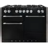 Image de Piano de cuisson gaz FALCON Semi Pro MERCURY 120 NOIR MAT INOX POLI