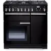 Image de Piano de cuisson gaz FALCON PRO DELUX90 MIXT NOIR/CHROME