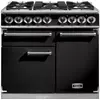 Image de Piano de cuisson gaz FALCON Semi Pro DELUXE 100 NOIR CHROME