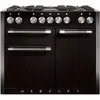 Image de Piano de cuisson gaz FALCON Semi Pro MERCURY 110 NOIR BRILLANT INOX
