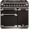 Image de Piano de cuisson gaz FALCON ELISE90 MIXT NOIR BRILLANT