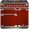 Image de Piano de cuisson gaz FALCON ELISE90 MIXT ROUGE CERISE