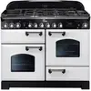 Image de Falcon - Piano De Cuisson Mixte  Classic Deluxe 110 Blanc Chrome