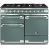 Image de Piano de cuisson gaz FALCON ELISE 110 VERT MINERAL MAT NICKEL BROSSÉ