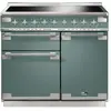 Image de Piano de cuisson induction FALCON ELISE 100 VERT MINERAL MAT NICKEL BROSSÉ