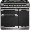 Image de Piano de cuisson gaz FALCON ELISE 90 CHARBON Mat satiné NICKEL