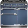 Image de Piano de cuisson gaz FALCON ELISE 90 ROCHE BLEUE  NICKEL