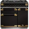 Image de Piano de cuisson gaz FALCON ELISE LUXE  TAB GAZ 90 CMNOIR LAITON