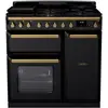 Image de Piano de cuisson gaz FALCON ESTEL DELUXE TAB GAZ 90 CM NOIR BRILLANT