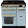 Image de Piano de cuisson gaz FALCON ESTEL DELUXE TAB GAZ 90 CM BLEU PASTEL