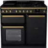 Image de Piano de cuisson gaz FALCON ESTEL DELUXE TAB GAZ 100 CM NOIR BRILLAN