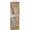 Image de Milward Premium Coffret cadeau comprenant des ciseaux à coudre et des ciseaux à broder style cigogne, 25,5 cm et 11,5 cm, Argent