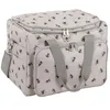 Image de Hobby Gift Grand Sac de Rangement   Abeilles, poignée Amovible et bandoulière réglable, Dessus en PVC Transparent, Trous pour Passer Le Fil, Accessoires d'artisanat 10,4 x 12 x 15,5 cm