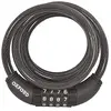 Image de OXFORD LK203 Antivol à Combinaison pour vélo Noir 10 mm x 1,5 m