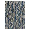 Image de FLAIR RUG Tapis Moda Asher 100% Wool Blue