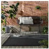 Image de Flair Rugs - Tapis extérieur et intérieur Plat Contemporain Weave - Contemporaine - Charbon - Dimensions: 150 x 80 CM