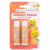 Image de Face Facts Joy Pixels Peach Scented Lip Balms | Feeling Peachy | 2 x 4.25g Lip Balms | Vegan