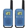 Image de Zebra Talkabout T42 - Portable - radio 2 bandes - PMR - 446 MHz - 16 canaux - noir et bleu (pack de 2) en occasion ou reconditionné
