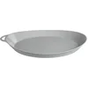 Image de Lifeventure Ellipse Assiette réutilisable pour camping, voyage et extérieur   Gris clair