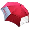Image de Sun Mountain H2NO Vision   Parasol de golf   Double auvent de 172,7 cm, fenêtre à double vision, coupe-vent, imperméable, ouverture automatique, bordeaux