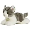 Image de Aurora MiYoni - Chat tigré en Peluche pour Enfants - Gris et Blanc - 20 cm