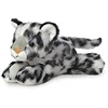 Image de Aurora, 31367, Mini Flopsie Léopard des Neige, 20 cm, Peluche, Noir et Blanc