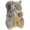 Image de Aurora, 35011, Eco Nation, Ecureuil, 20 cm, Peluche, Gris & Blanc