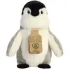 Image de Aurora, 35015, Eco Nation, Pingouin, 24 cm, Peluche, (Gris/Blanc/Noir)