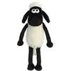Image de Shaun the Sheep, Noir et Blanc, 61174 Peluche, 12 Pouces, Convient aux Adultes et aux Enfants, 30 cm