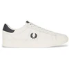 Image de Fred Perry pour homme. B4334-254 Baskets en cuir beige Spencer (41), Plat, Lacets, Casuel