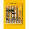Image de Jeu de lames de scie sauteuse DEWALT en bois 10 pièces DT2290-QZ