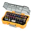 Image de Coffret de 32 pièces avec embouts 25mm, adaptateur et porte-embouts à changement rapide DEWALT DT7969-QZ