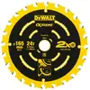 Image de Lame de scie circulaire Ø165x20mm 24 dents DT10300-QZ