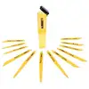 Image de Coffret de 12 lames de scie sabre DEWALT DT2445-QZ Bi-Métal