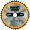 Image de Scie circulaire manuelle à lame circulaire DEWALT 190/30 mm 40WZ DT1945-QZ