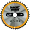 Image de Lame de scie circulaire DEWALT fixe 216/30 mm 40WZ DT1953-QZ