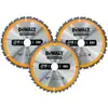Image de Jeu de lames de scie circulaire DEWALT 3 pièces fixes DT1962-QZ