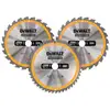 Image de Coffret plastique de 3 lames Ø250mm DEWALT DT1963-QZ Carbure Construction pour scie circulaire stationnaires : DT1952x2, DT1959