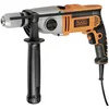 Image de Black & Decker KR1102K Perceuse à Percussion électronique 2 vitesses 1100 W Orange
