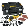 Image de DEWALT - Multi-cutter filaire - outil multifonctionnel oscillant avec 32 accessoires - délivre jusqu'à 22000 oscillations/min - angle d'oscillation de 1,6°- 300W - DWE315KT-QS