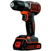 Image de BLACK+DECKER ASD184KB-QW Perceuse visseuse 18V sans fil - Vissage impeccable : Technologie Autoselect   - Livrée en coffret avec 2 batteries 1.5Ah, et un chargeur 400mA