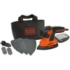 Image de BLACK+DECKER Ponceuse Mouse filaire 120W, Orange/Noir, 3 Accessoires KA2000-QS