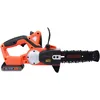 Image de BLACK+DECKER - Tronçonneuse sans fil - 3,1 m/s - 2 Ah - réservoir de 25 ml - Double interrupteur - protection main gauche et frein de chaine instantané - GKC1820L20-QW