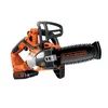 Image de Scie élagueuse électrique sans fil + batterie 2Ah + chargeur - BLACK&DECKER - GKC1820L20-QW - 18V - Chaîne 20cm