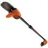 Image de BLACK+DECKER Elagueur sur Perche Sans Fil 18 V - Coupe-Branches sur Batterie 18 V 2 Ah avec Manche Télescopique de 1,74 m à 2,92m et Grip à la Poignée et au Manche - Guide de 20 cm GPC1820L20-QW
