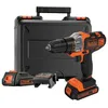Image de Perceuse-visseuse multifonction BLACK+DECKER Multievo MT218KB - 18V - 20 9 Nm - 2 batteries et coffret